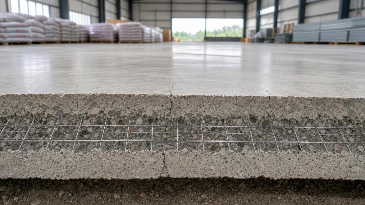 How does steel wire mesh control concrete cracking?