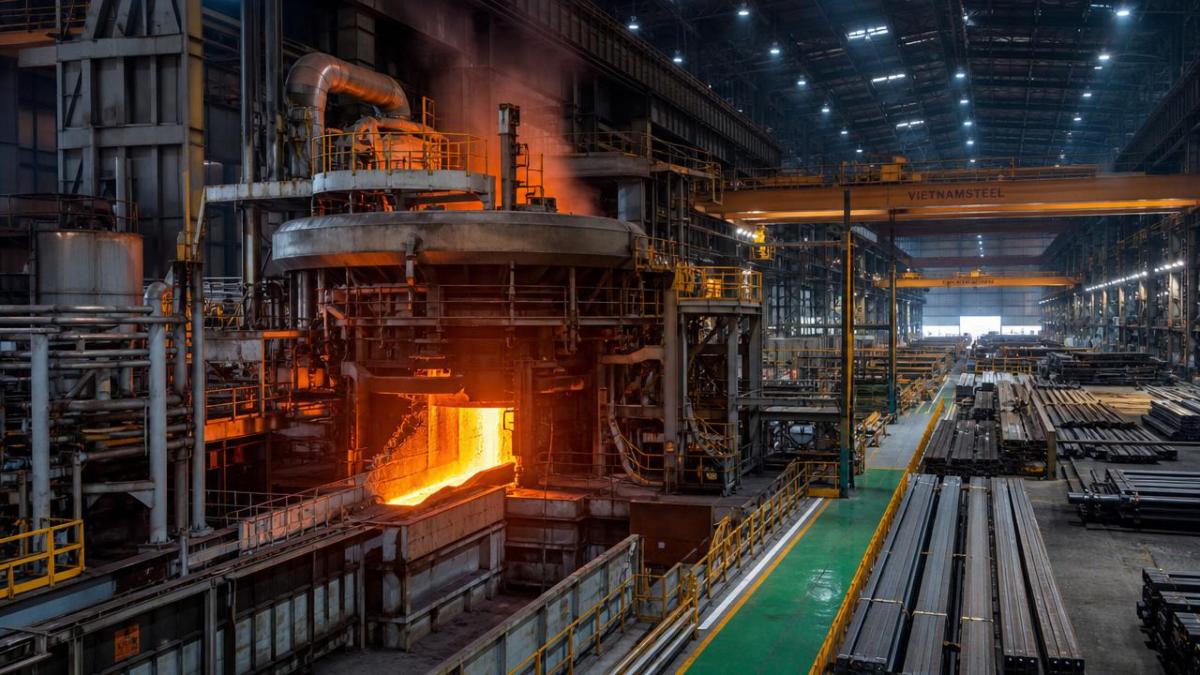 Vietnam Enters Top 10 Global Crude Steel Producers with 2.1 Million Ton Output in April 2026