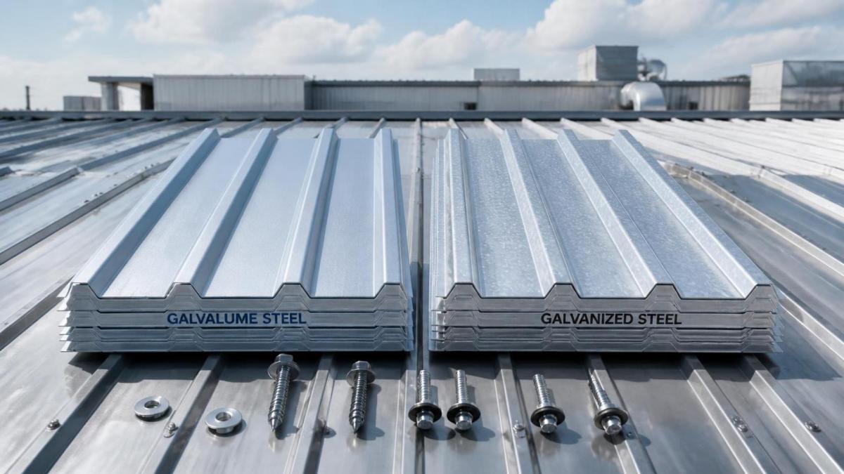 Acero Galvalume vs. acero galvanizado: ¿Cuál ofrece un mejor rendimiento para los proyectos de techado?