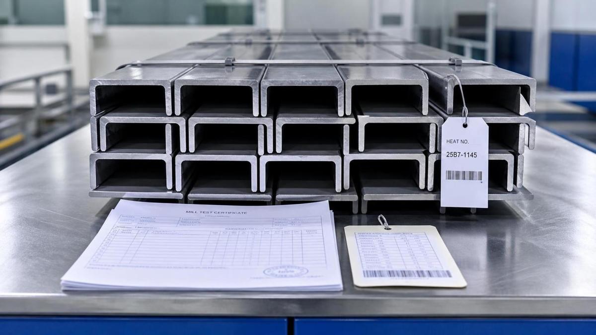 Cuándo un proveedor de perfiles de acero tipo canal debe proporcionar certificados de ensayo de fábrica