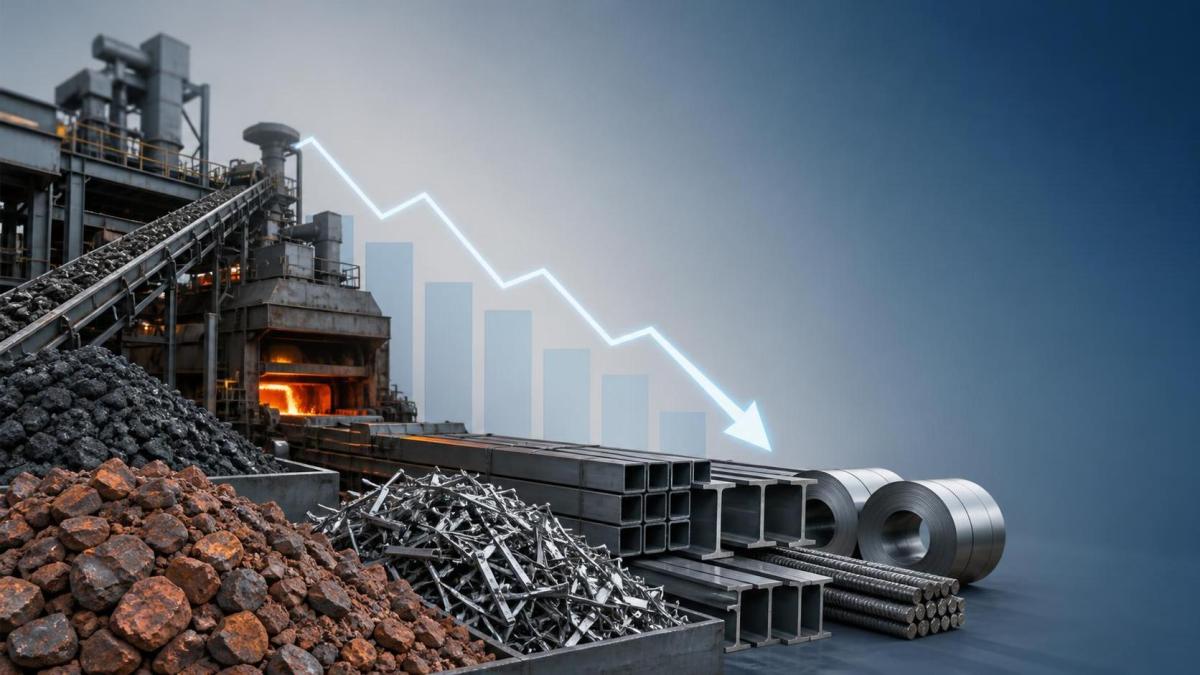 31 de 50 materiales clave de producción registran descensos de precios a principios de agosto de 2026; el sector del acero, bajo presión