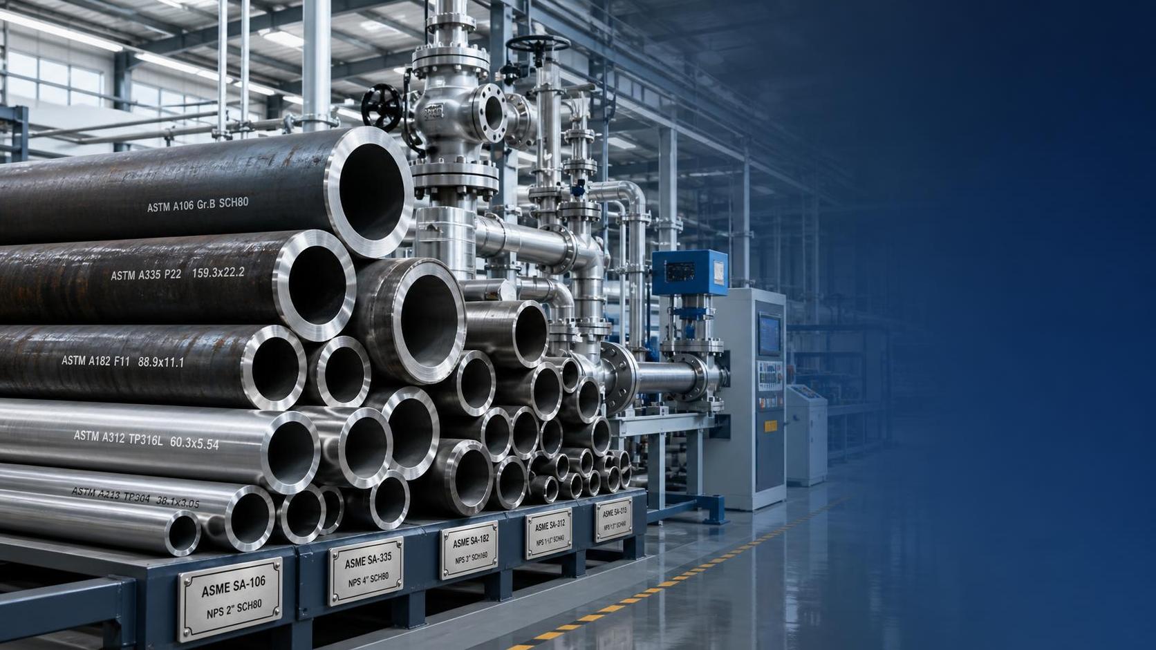 Which ASTM steel pipe specification applies to pressure piping?