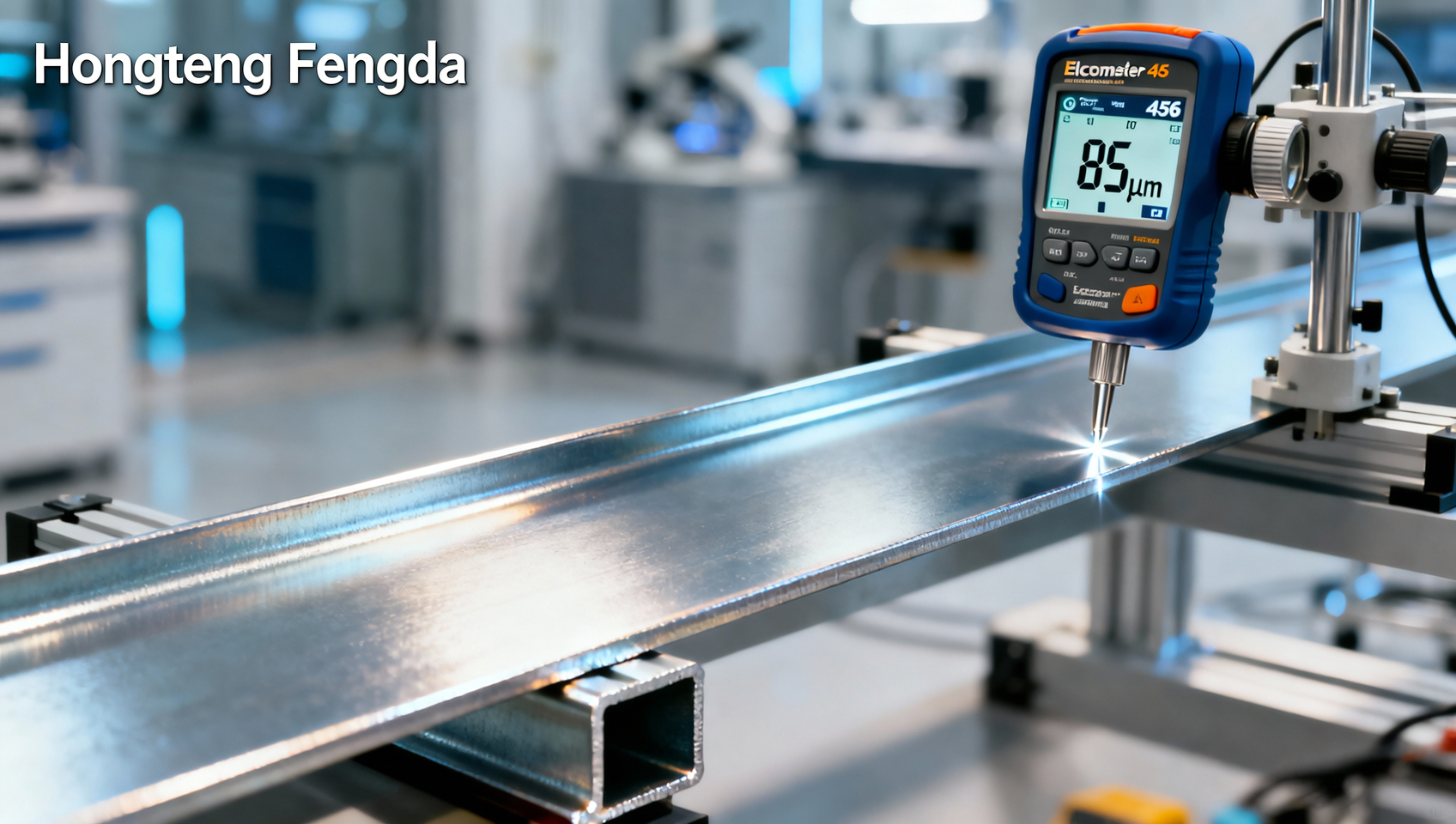 Como verificar a espessura do revestimento da viga C galvanizada (ASTM A123) antes da aquisição em grande quantidade?