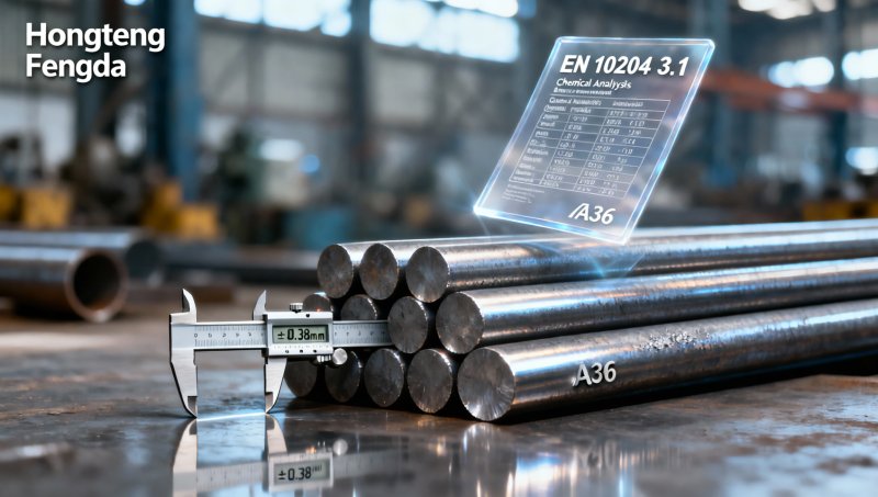 From tender to site: How project managers specify A36 Carbon Steel Round Bar for construction — with real-world tolerance & documentation requirements