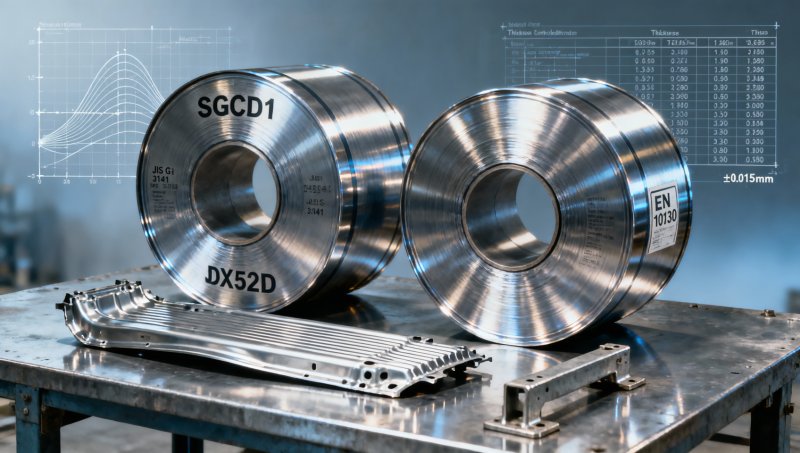 SGCD1 Coil vs. DX52D Coil: Cold-Rolled Deep Drawing Performance Comparison for Automotive Stamping