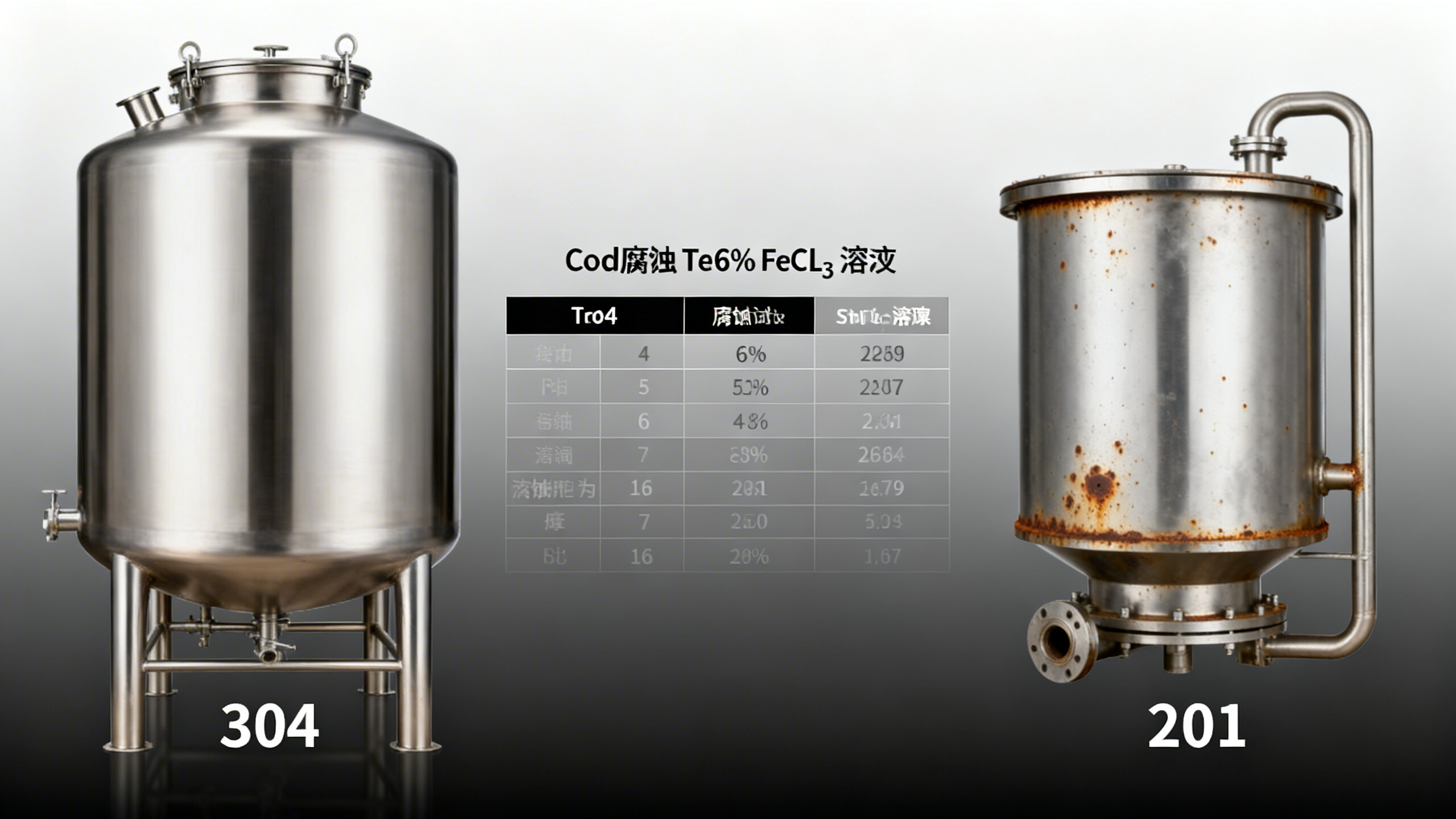 201 vs 304 Custo do Aço Inoxidável para a Indústria Alimentícia: Resistência à Corrosão, Vida Útil e Análise de ROI