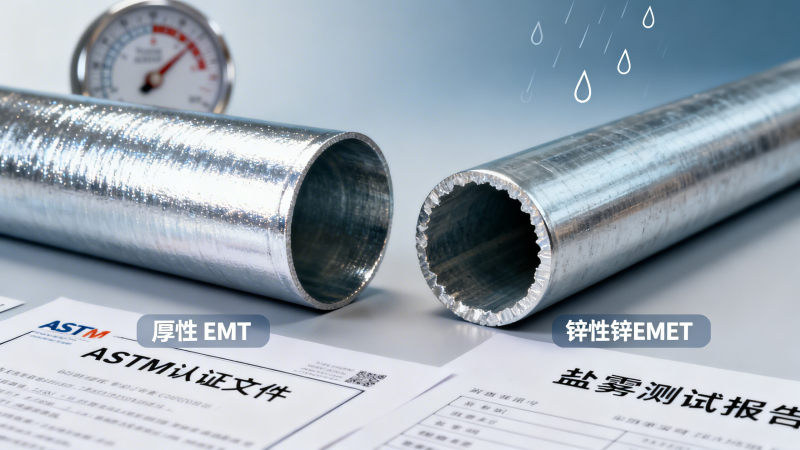 Galvanized Electrical Pipe vs Rigid EMT: Which Meets NEC 2026 Requirements for Wet Locations?