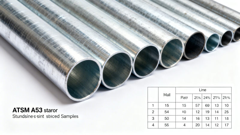 Galvanized Metal Pipe Sizing Chart: Pressure Rating, Wall Thickness & ASTM A53 Compliance Tabela de Dimensionamento de Tubo de Metal Galvanizado: Classificação de Pressão, Espessura da Parede e Conformidade com ASTM A53