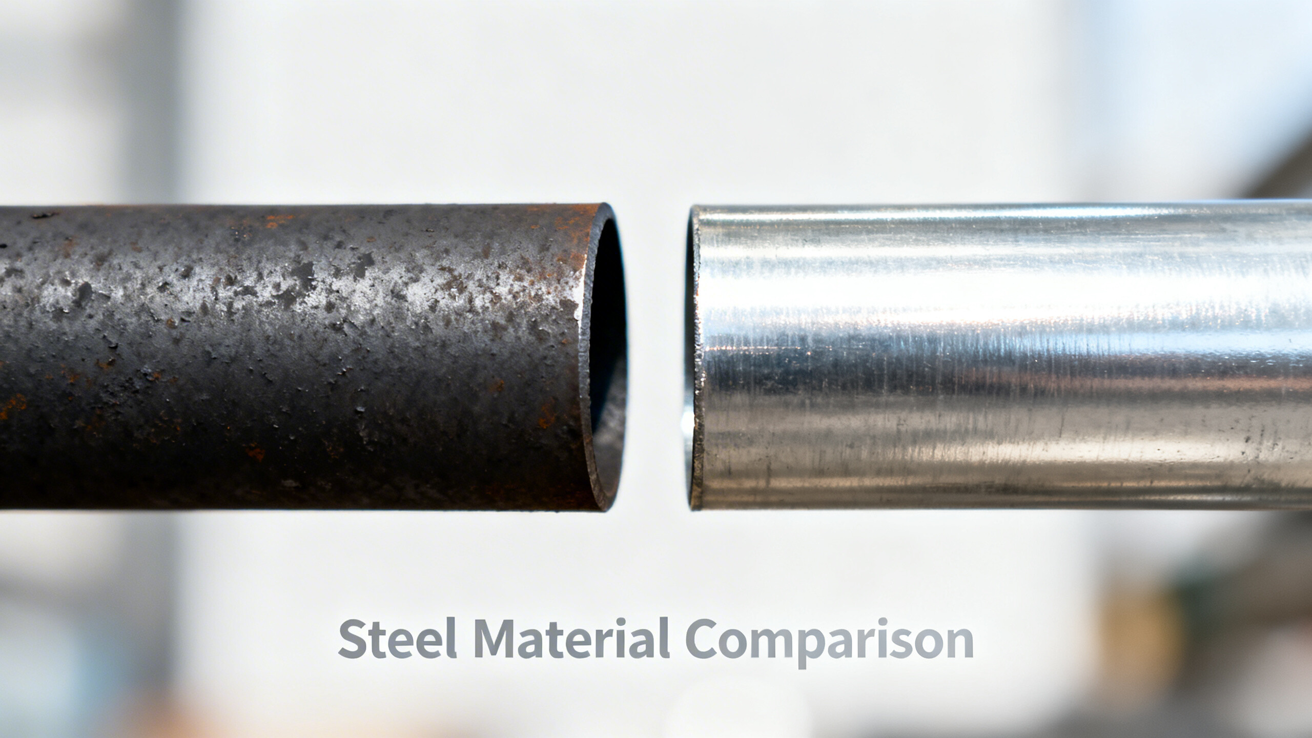 Tubo preto vs. tubo de aço galvanizado: 4 diferenças fundamentais que afetam a resistência à corrosão e a vida útil do projeto