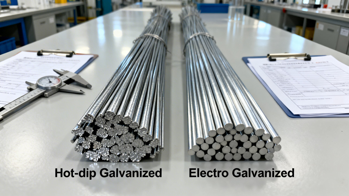 3 Critical Differences Between Hot-Dip vs Electrolytic Zinc Coated Wire for Procurement Teams