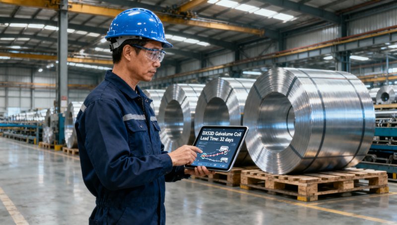 Steel manufacturing lead time vs
