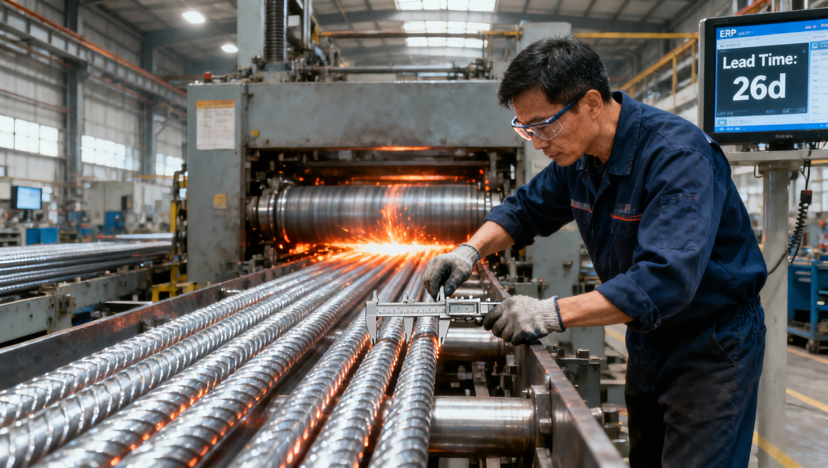 Fornecedor de hastes de aço com prazo de entrega na China: como as usinas de nível 2 reduziram 22 dias em comparação com as de nível 1 em pedidos urgentes para construção