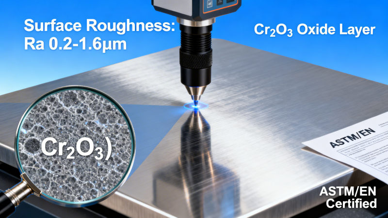 Stainless flat plate for chemical processing: 4 critical surface roughness (Ra) thresholds to prevent crevice corrosion