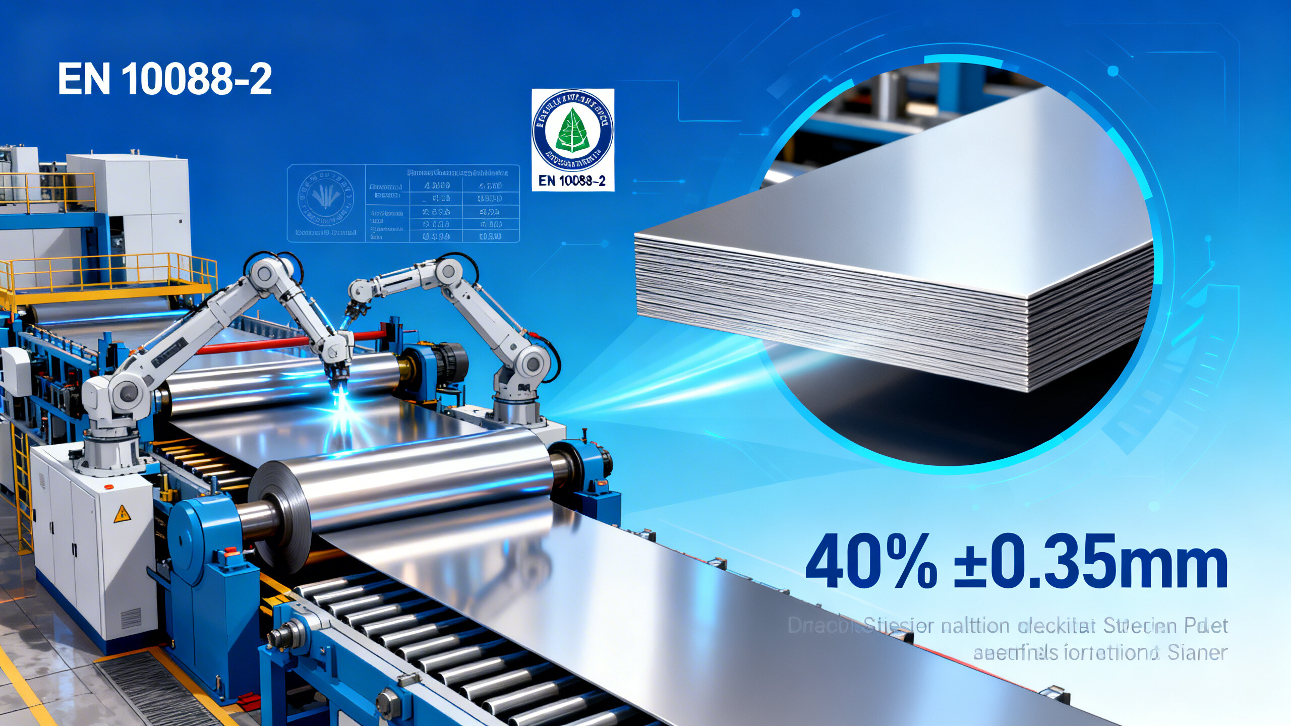 Notícias da empresa: Lançamento de nova linha de produção de chapas planas de aço inoxidável para projetos arquitetônicos — aumento de 40% na capacidade no segundo trimestre de 2026