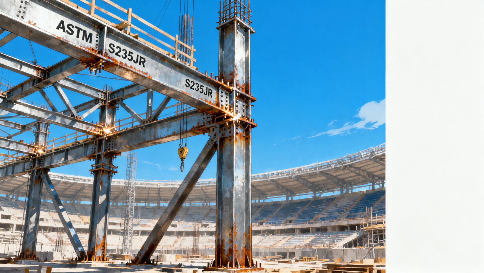 Considerações de risco ao planejar a construção de estruturas de aço para estádios