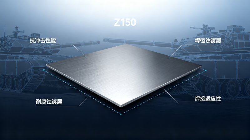How Z150 steel sheet improves ballistic protection in modern military vehicles Como a chapa de aço Z150 melhora a proteção balística em veículos militares modernos