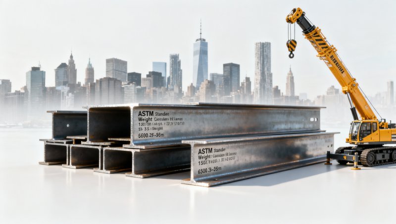 How beam h weight calculation ties directly to crane rental cost per floor in midtown NYC construction