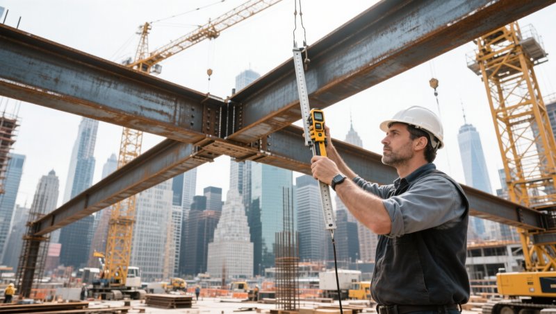 How beam h weight calculation ties directly to crane rental cost per floor in midtown NYC construction