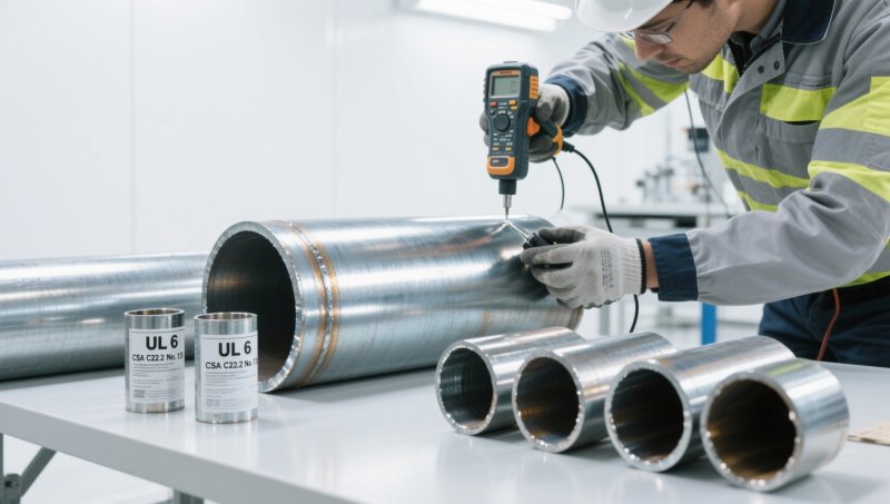 Galv steel conduit compliance update: New UL 6 and CSA C22.2 No Galv steel conduit compliance update: New UL 6 and CSA C22.2 No