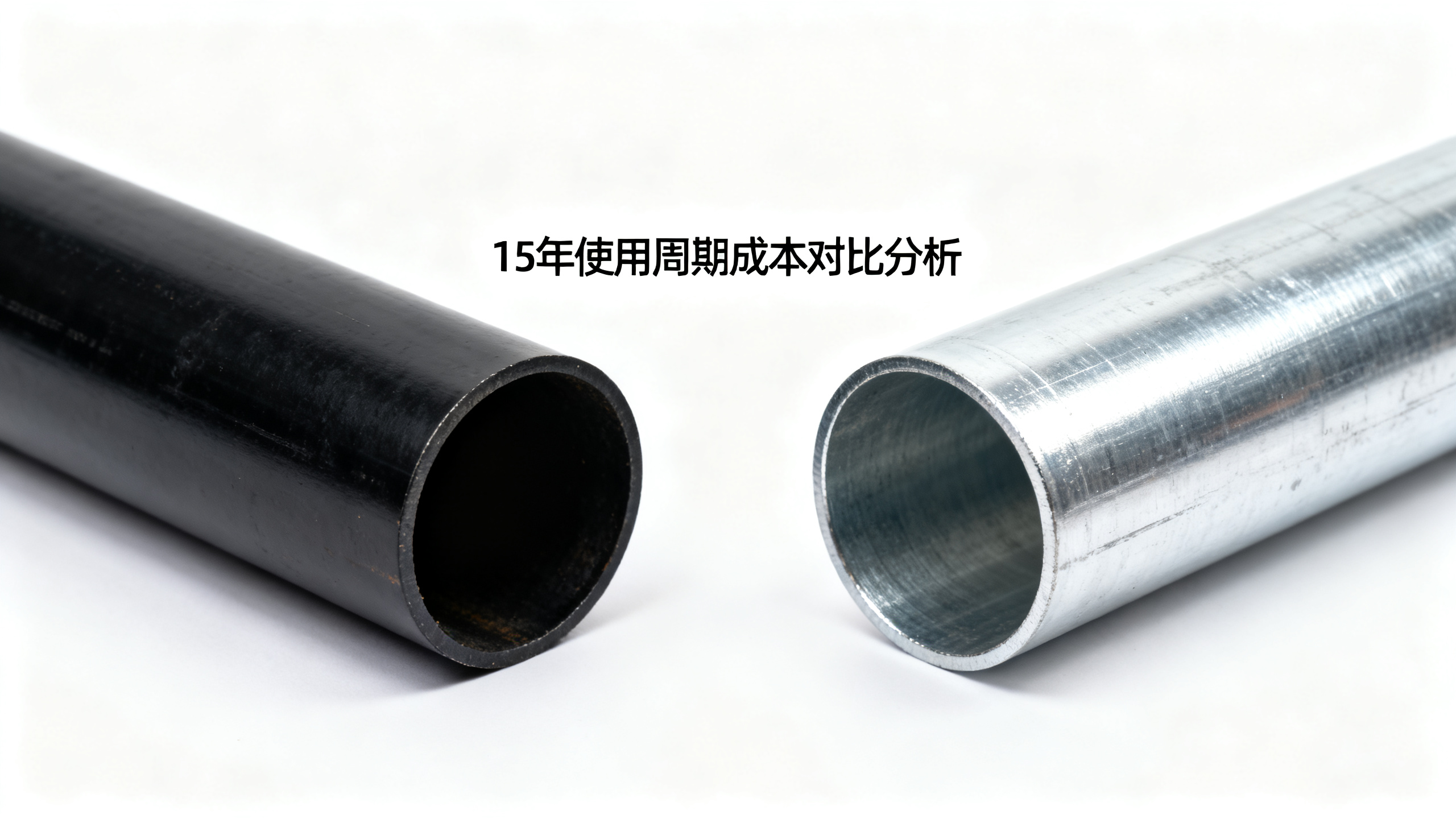 Tubo preto vs tubos de aço galvanizado: Qual oferece menor TCO ao longo de 15 anos em tubulações de plantas químicas?