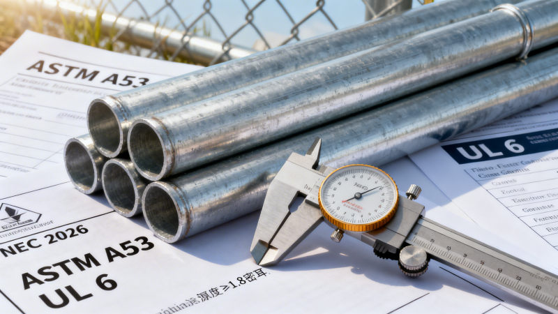 Galv steel conduit: Is it compliant with NEC 2026 for outdoor electrical enclosures? A safety manager’s checklist Galv steel conduit: Is it compliant with NEC 2026 for outdoor electrical enclosures? A safety manager’s checklist