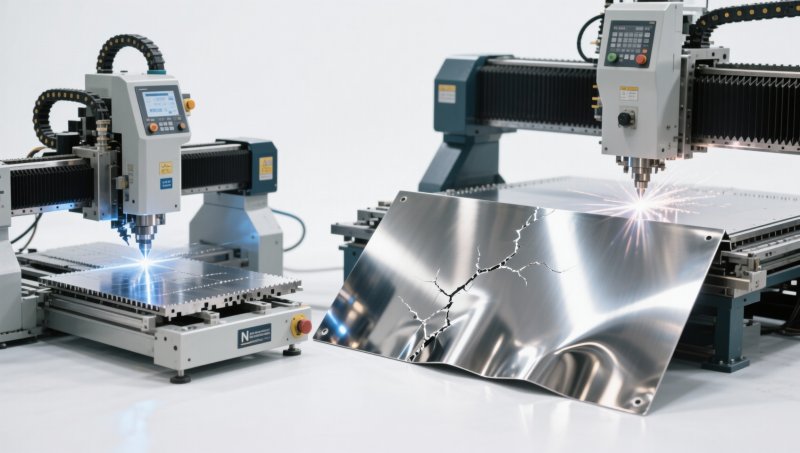 Can mirror stainless sheet custom size be laser-cut and bent without compromising reflectivity on visible edges