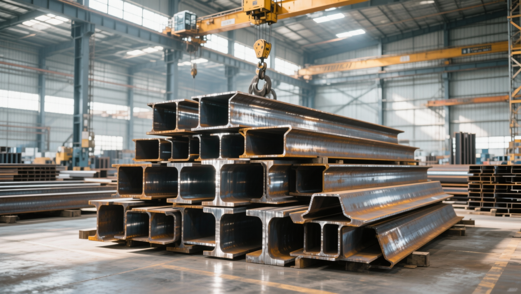 Quando especificar a viga I laminada a quente para equipamentos pesados com limite de elasticidade ≥345 MPa versus ≥460 MPa em projetos de infraestrutura de 2026