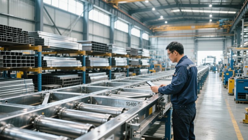 When Selecting Between Q235 and SS400 for Conveyor Frame Fabrication, Which Offers Better ROI Over a 5-Year Maintenance Cycle?