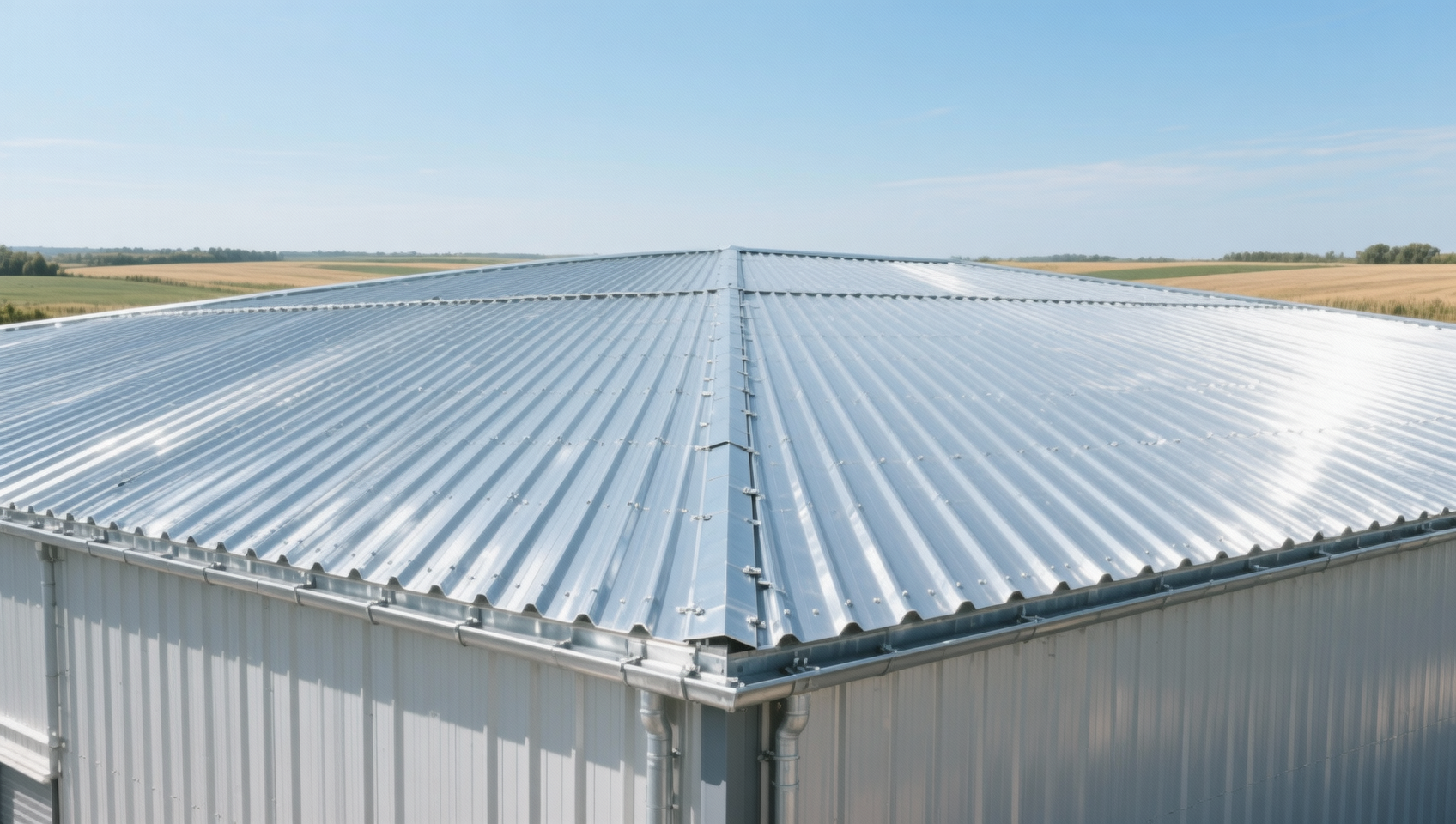 Qual espessura de chapa de aço ondulada e grau de revestimento oferece o melhor ROI para edifícios de armazenamento agrícola?