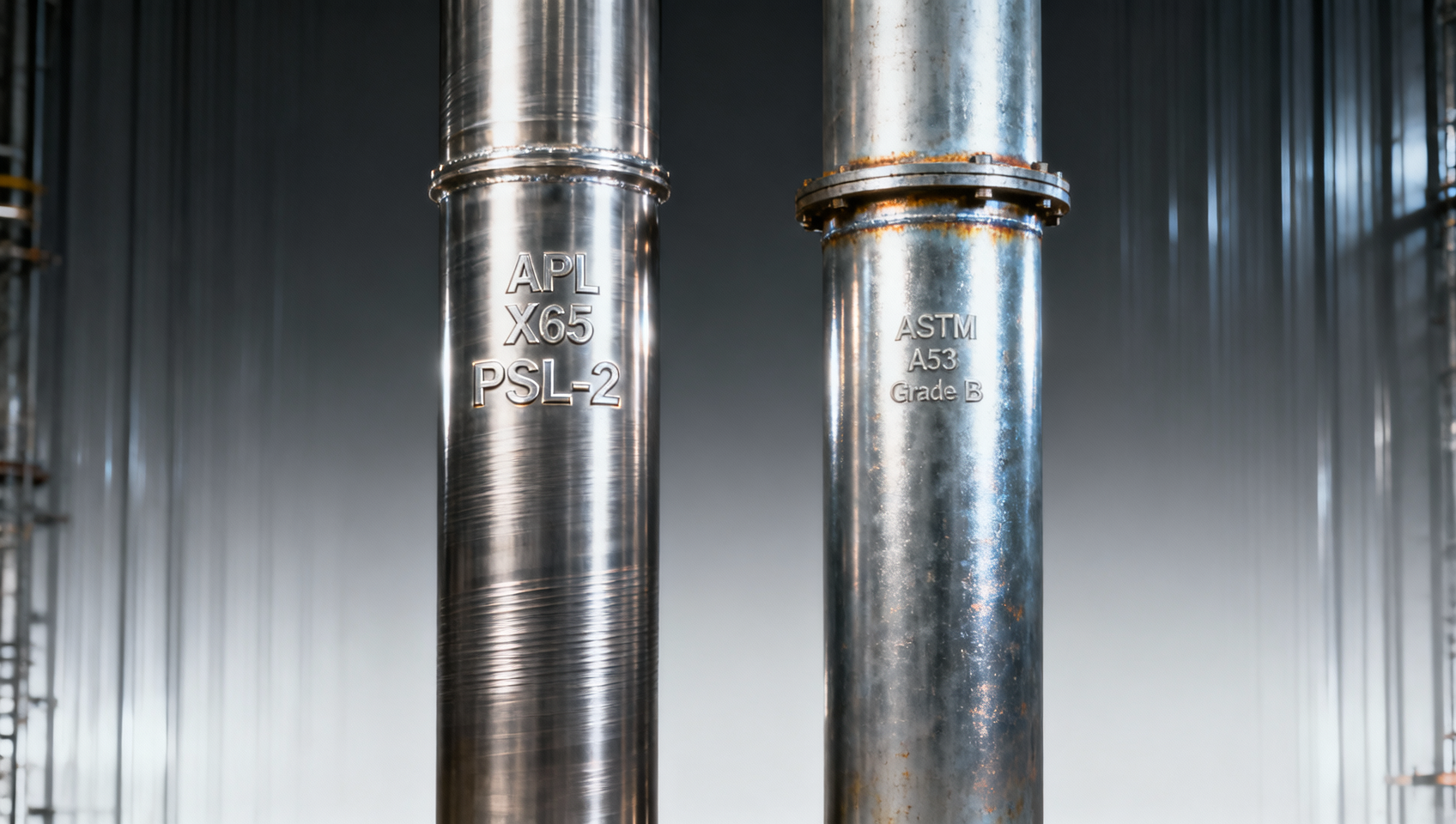 O que é o tubo de aço API 5L e como ele difere do ASTM A53?