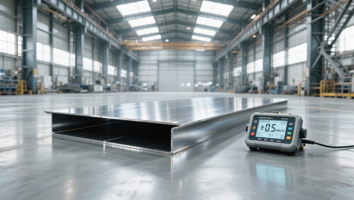 What affects the flatness and weldability of mild steel plate?