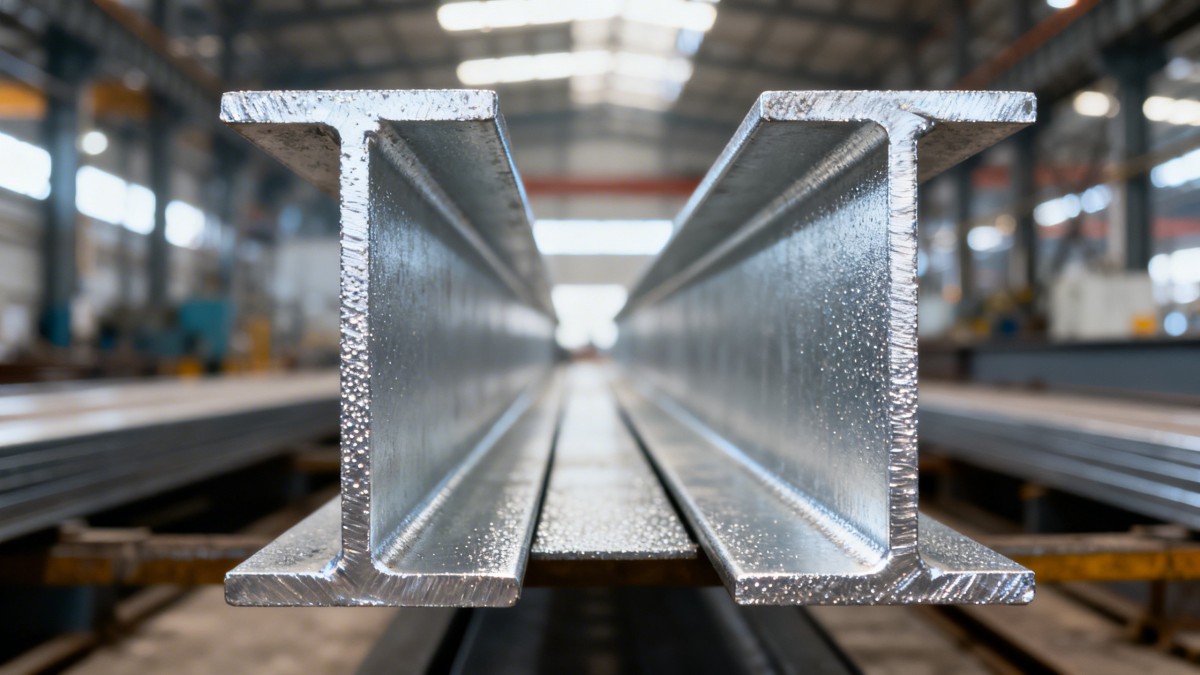 What affects the actual weight of i beam beyond nominal size?