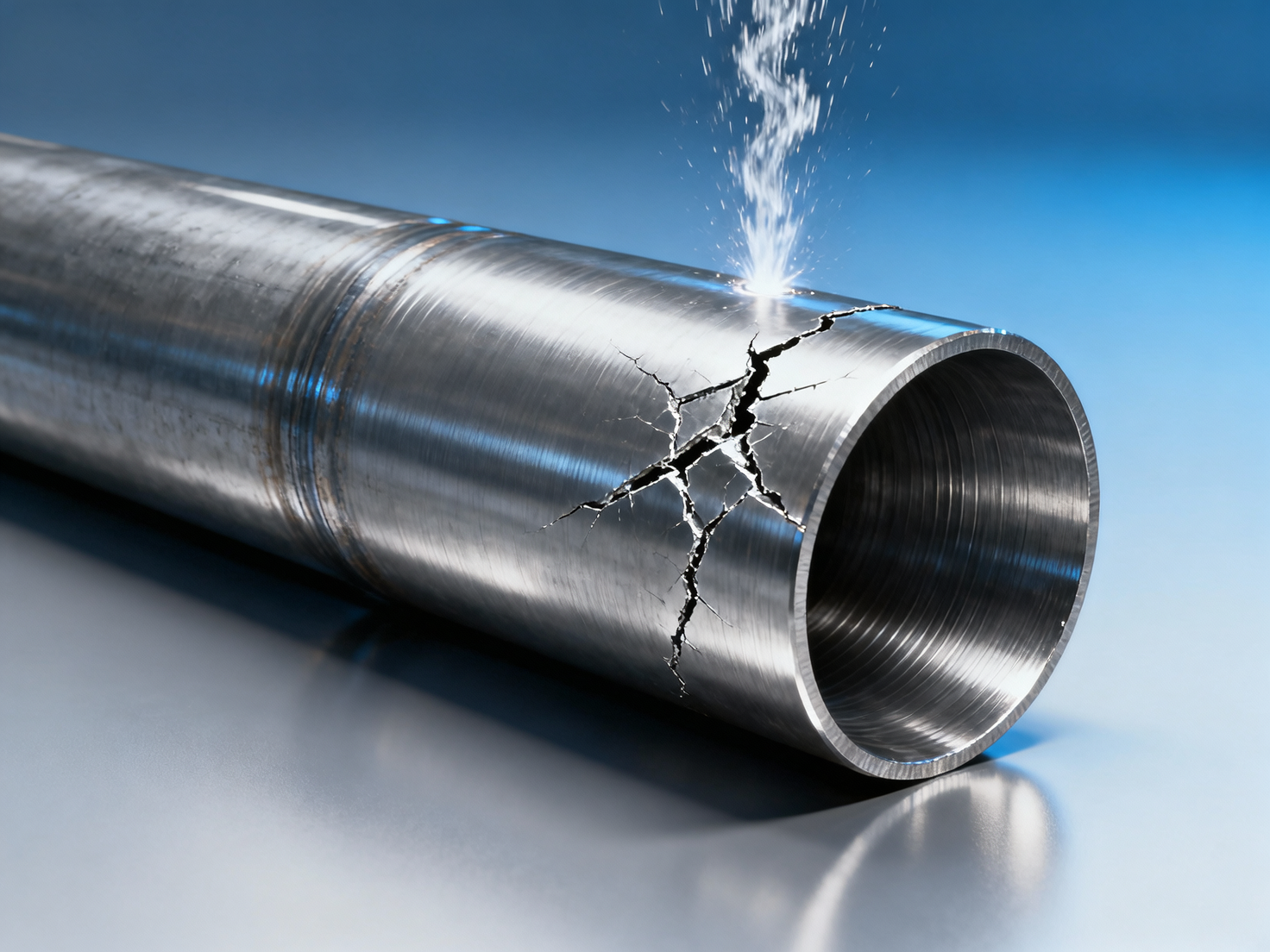 Tubo de aço de alto carbono falha inesperadamente sob pressão cíclica — qual é o verdadeiro limite de fadiga?