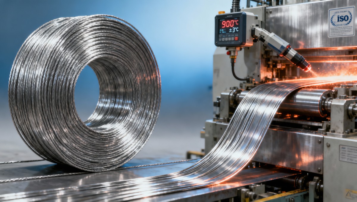 Steel metal wire with consistent ductility across batches—what process controls make it possible?