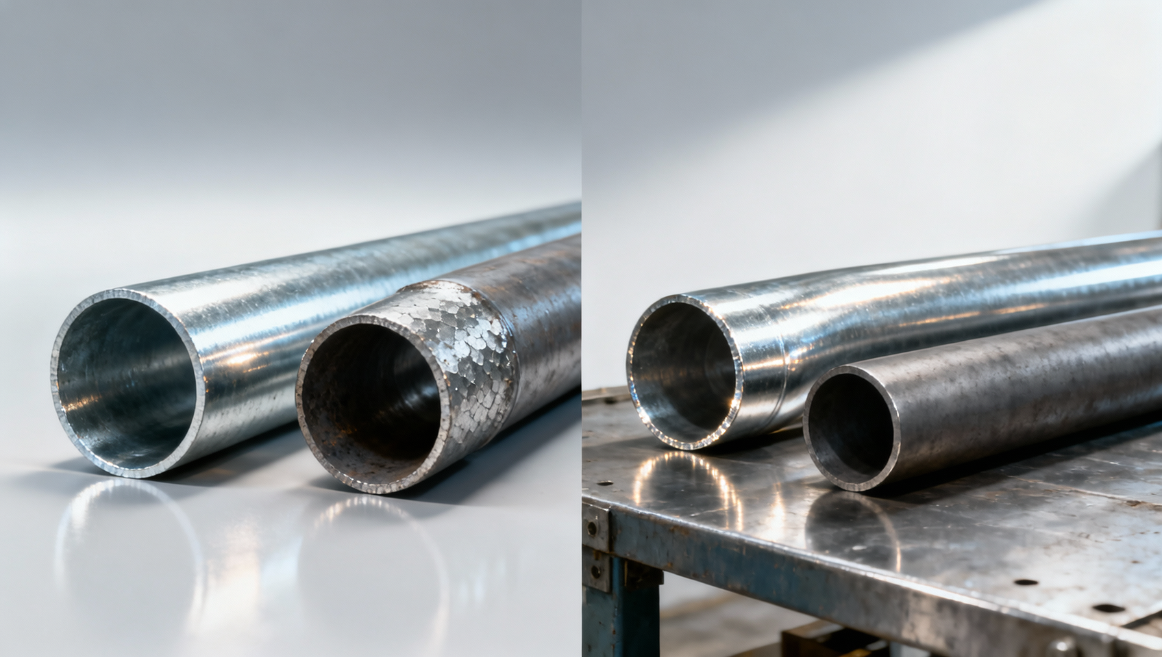 O tubo de chapa galvanizada dobra de forma diferente do tubo de aço carbono sem costura — por que isso é importante para dutos