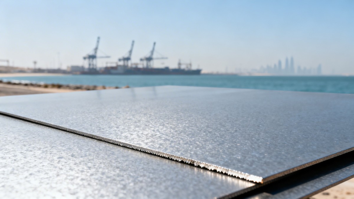 Galvanised Steel Sheet Middle East: How Salt Spray Exposure Changes Surface Integrity