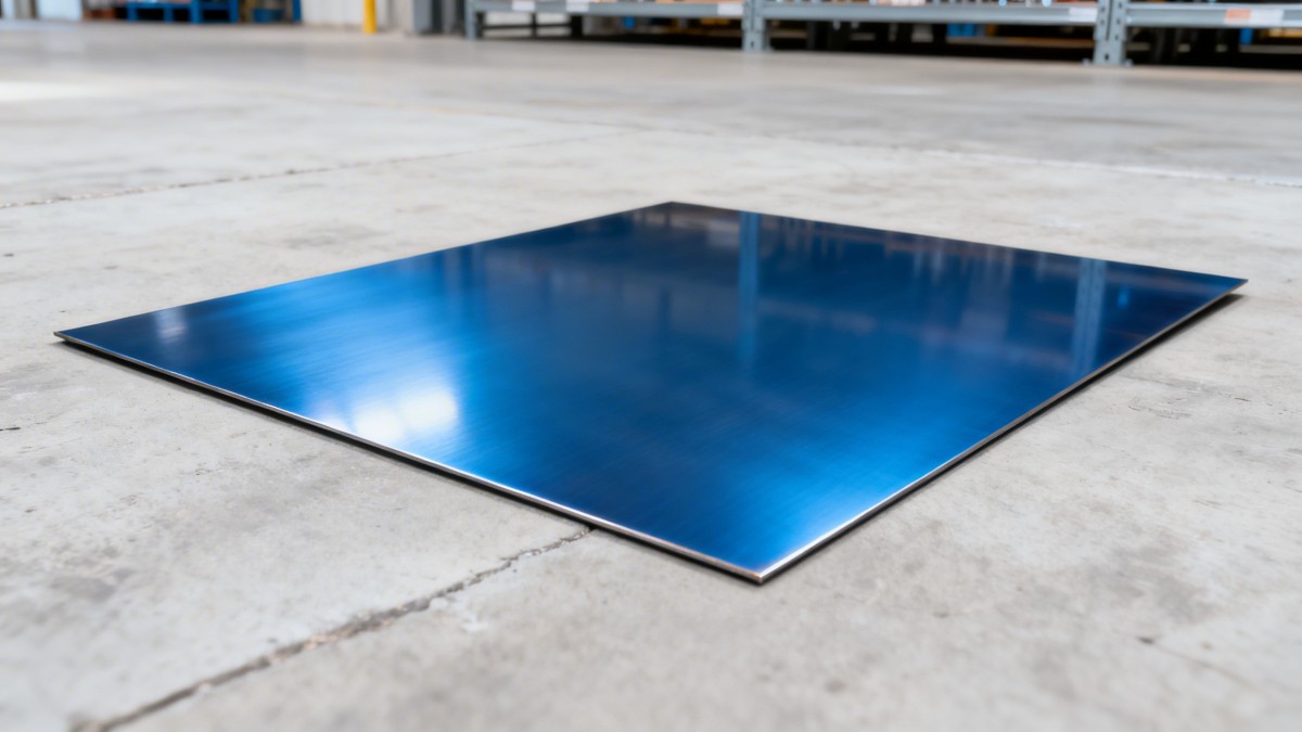 Blue Stainless Steel Plate: Is the Color a Sign of Oxide Layer Stability or Just Surface Treatment? Placa de aço inoxidável azul: a cor é um sinal da estabilidade da camada de óxido ou apenas um tratamento de superfície?