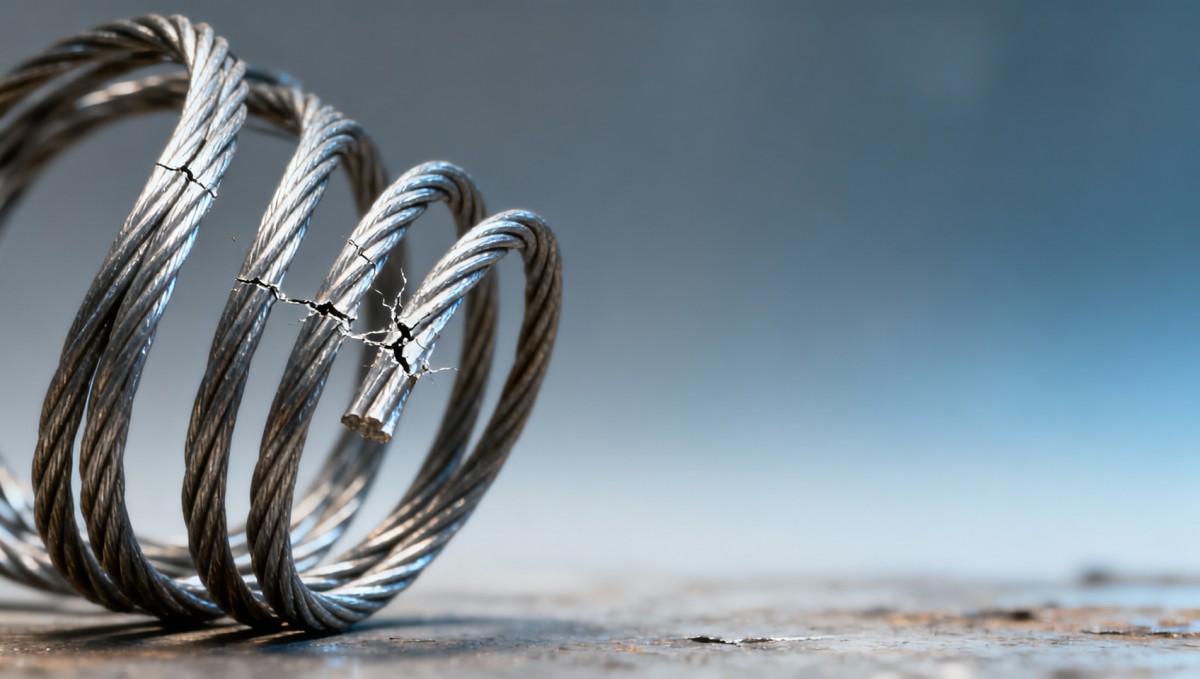 Why mild steel wire often fails under repeated bending stress