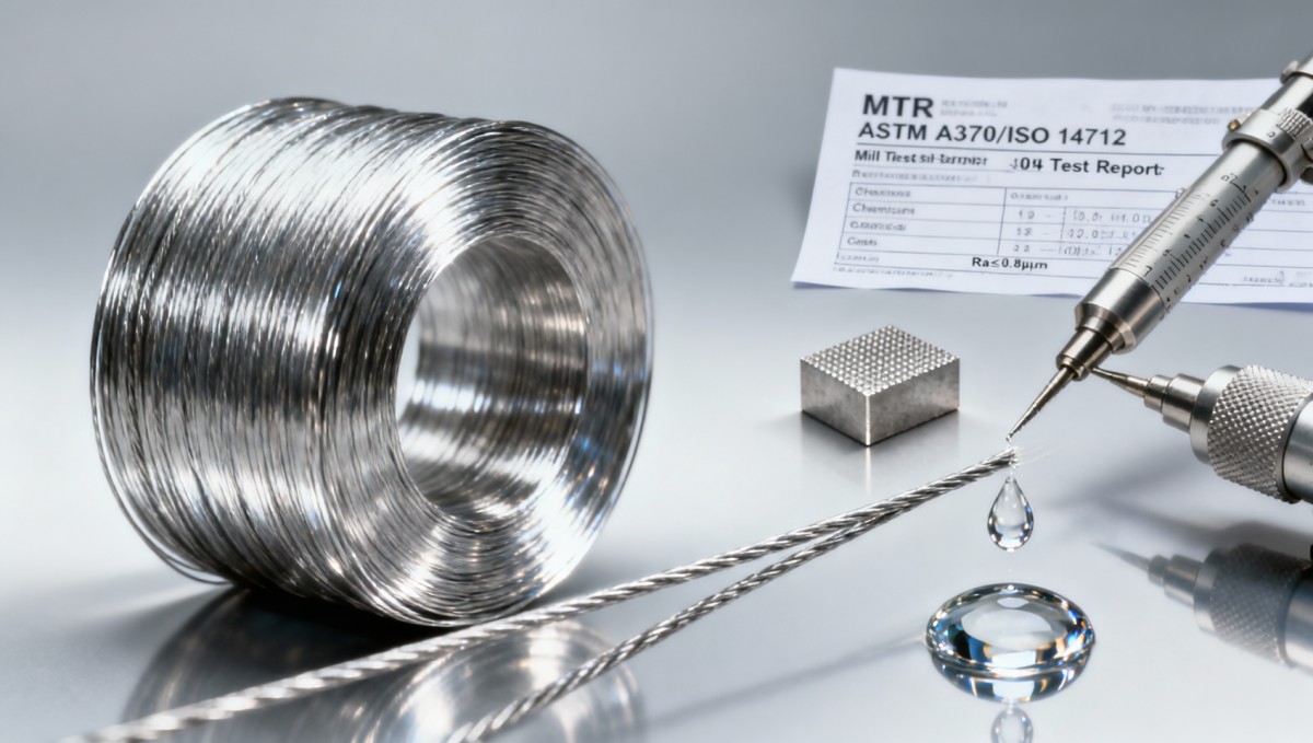 Is ‘304 SS wire’ always food-grade? Not unless it meets these three mill test requirements
