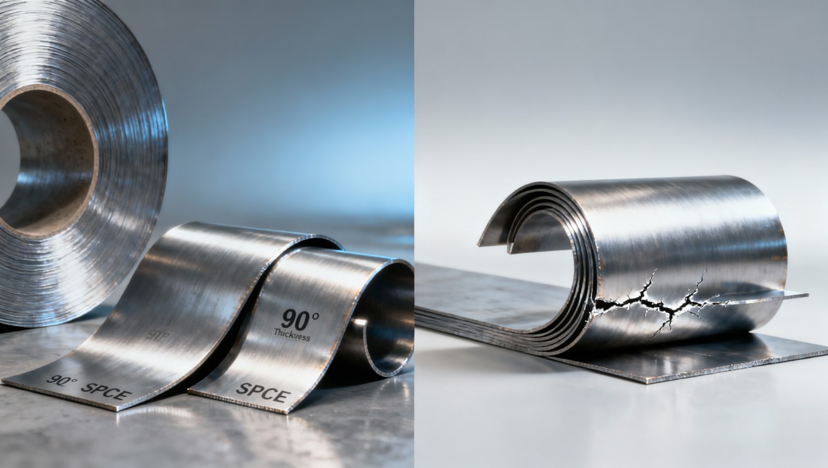 SPCE steel formability drops sharply after second bending — what’s the safe limit?