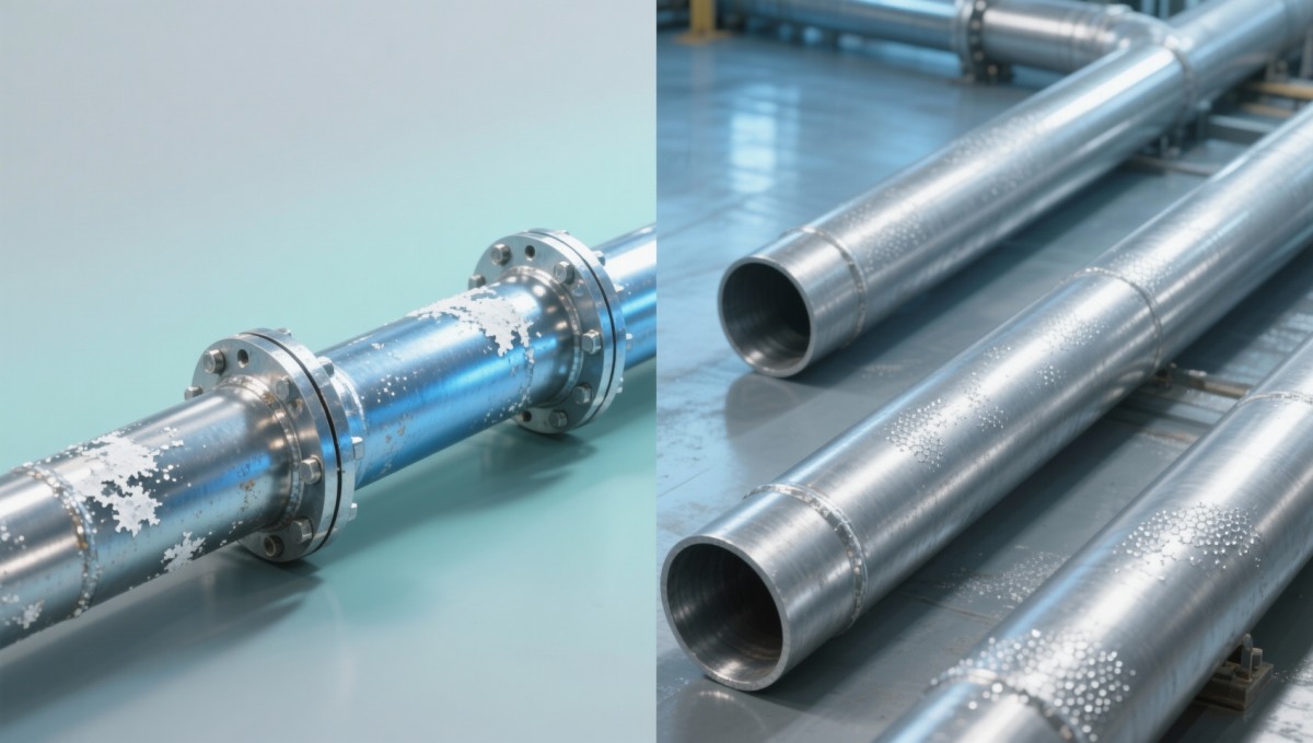 Galvanized industrial pipe in high-humidity plants: When surface white rust becomes irreversible