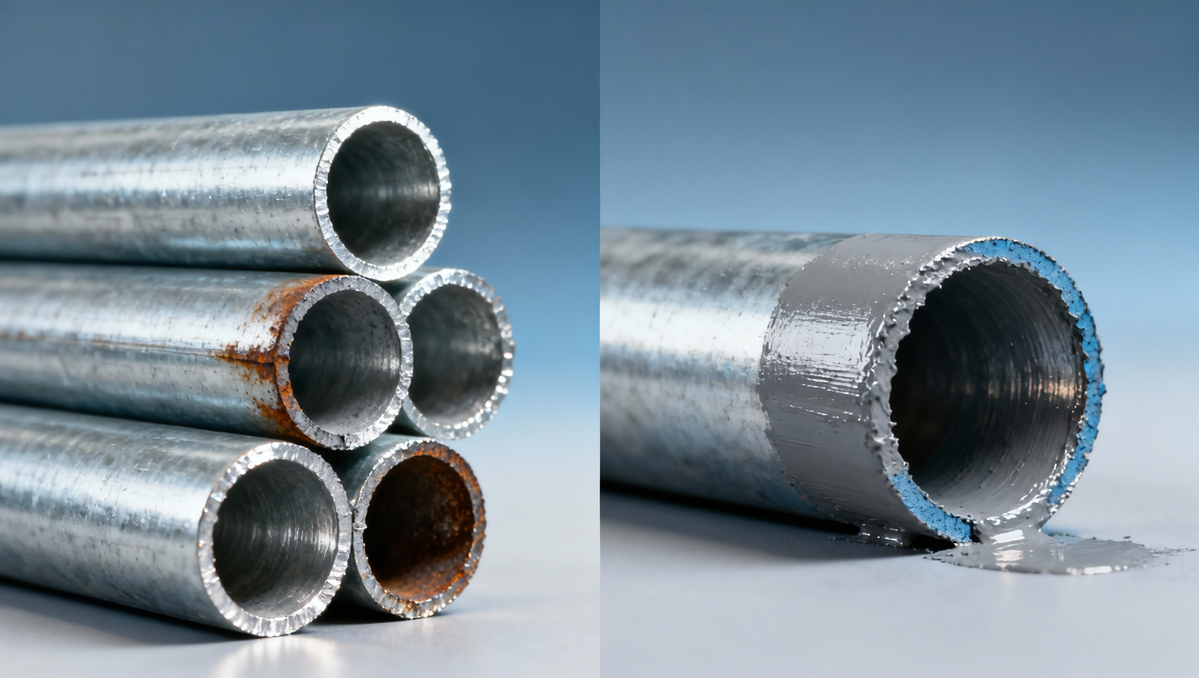 Extremidades cortadas de conduíte metálico galvanizado — você deve revedar mesmo que apenas 10% do revestimento esteja danificado?