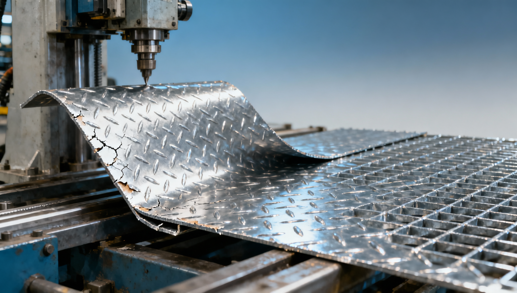 Por que as bordas da chapa de metal expandido galvanizado lascam durante a dobra—e como evitá-lo