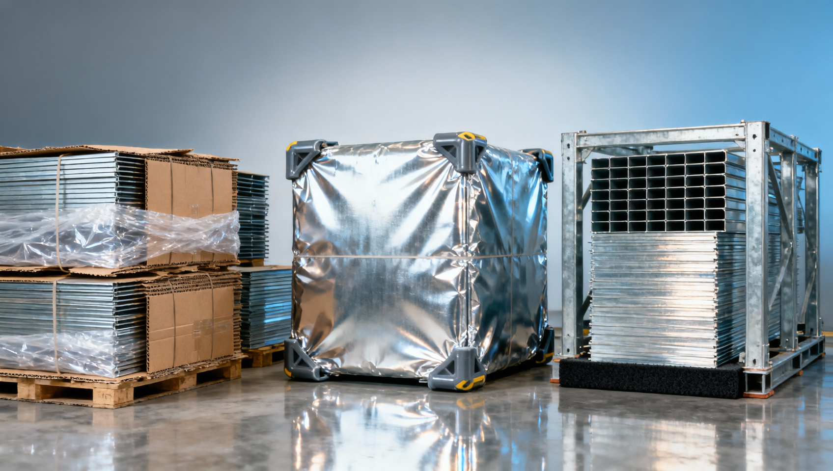 Folha de aço galvanizado arranha facilmente durante o transporte—três métodos comprovados de proteção