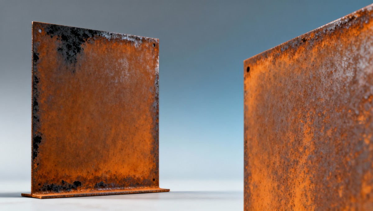 Corten steel plate rust pattern: expected or a sign of premature failure?