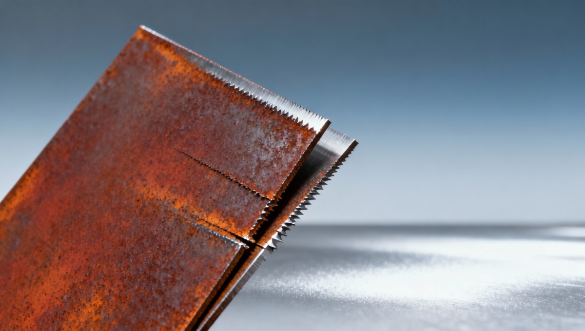 Corten steel plate edge preparation changes oxidation behavior—cutting method matters O preparo da borda da placa de aço Corten altera o comportamento de oxidação — o método de corte importa