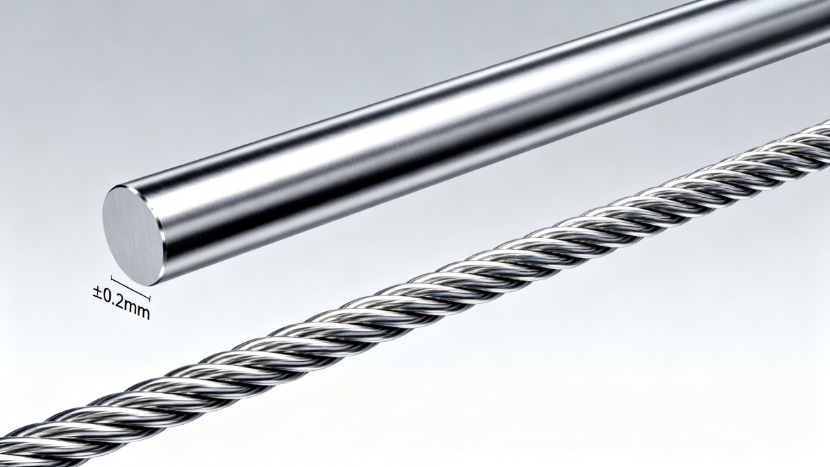 Steel rod diameter: Why ±0.2mm tolerance is acceptable for dowels—but risky for prestressed anchors