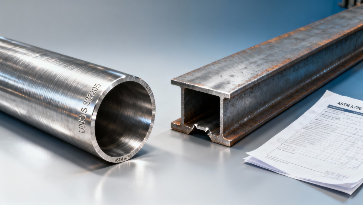 SS pipe supplier offers ‘marine-grade’ but no UNS S32205 documentation — red flag?