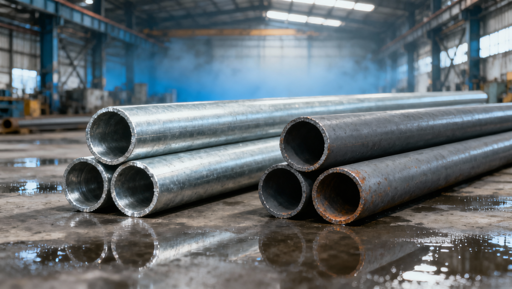 Conduíte elétrico galvanizado ou não: o que muda no canteiro de obras?