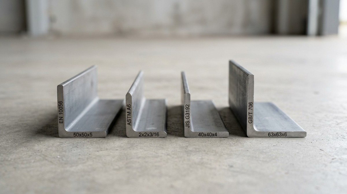 L angle steel dimensions vary by country — which standard applies to your project?